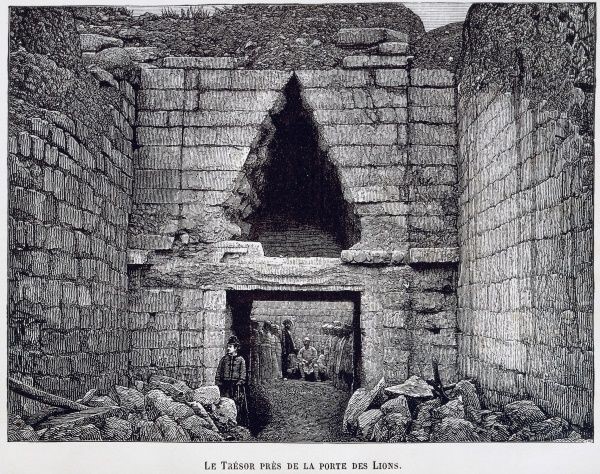 Εικ.4α: Ο τάφος του Ατρέα