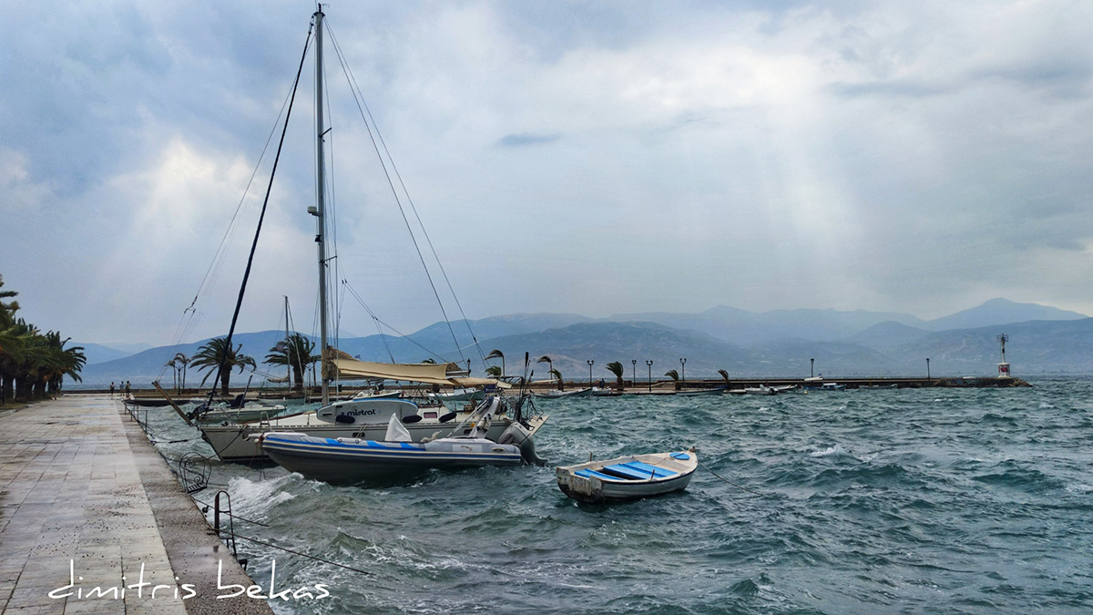Ναύπλιο: Χάλασε ο καιρός και… κρύφτηκαν οι τουρίστες