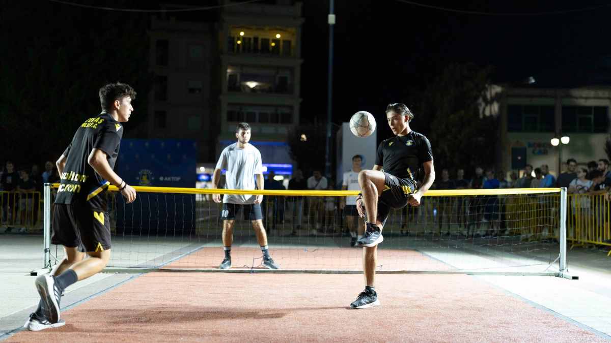 Ολοκληρώθηκε το 1ο Τουρνουά Foottennis στην Τρίπολη