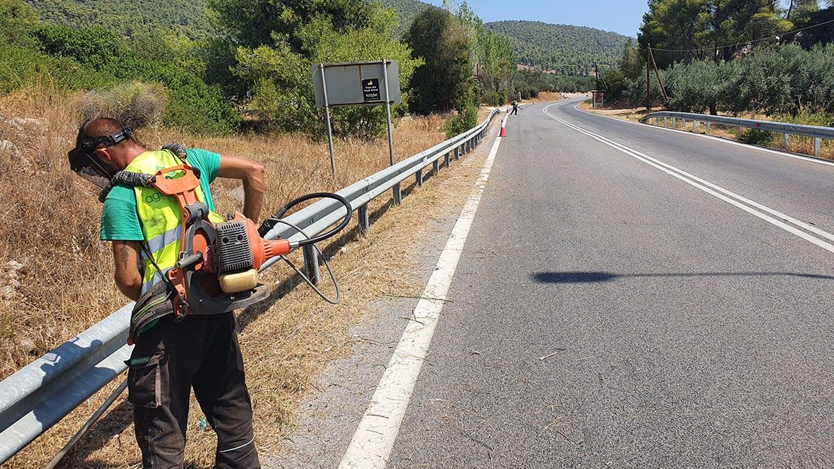 Εντατικοί καθαρισμοί στο Οδικό Δίκτυο Ανατολικής Κορινθίας