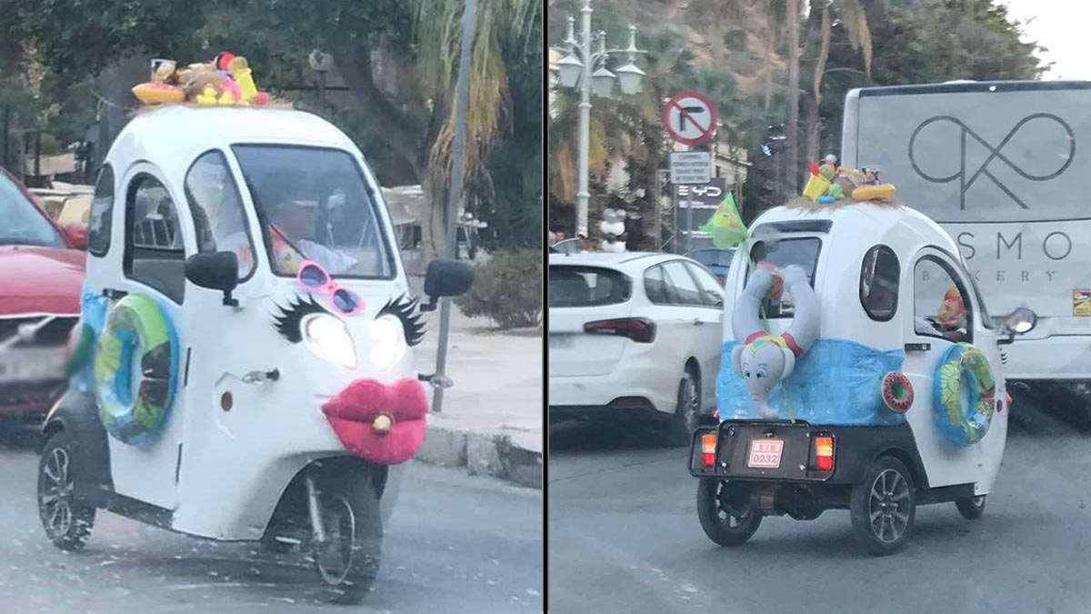 Ένα τρίκυκλο για… φίλημα στο Ναύπλιο