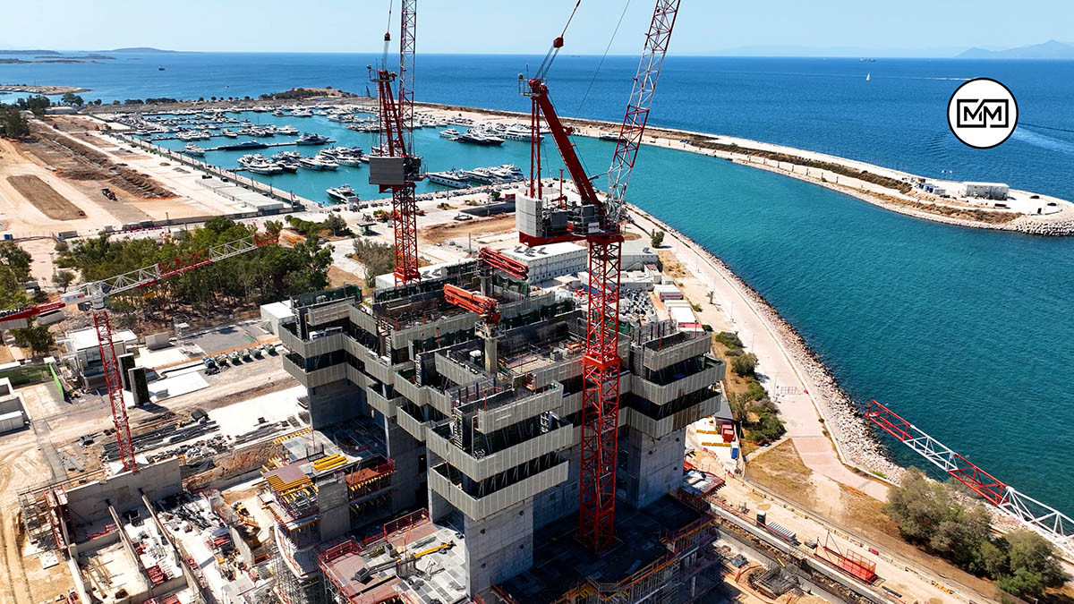 Riviera Tower: Υπό κατασκευή ένα από τα μεγαλύτερα έργα στην Ελλάδα (Βίντεο)