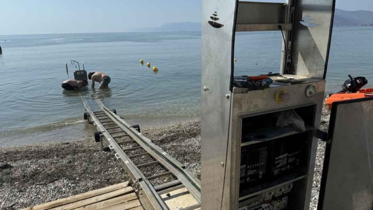 Νέα Κίος: Σε λειτουργία το sea track στην παραλία