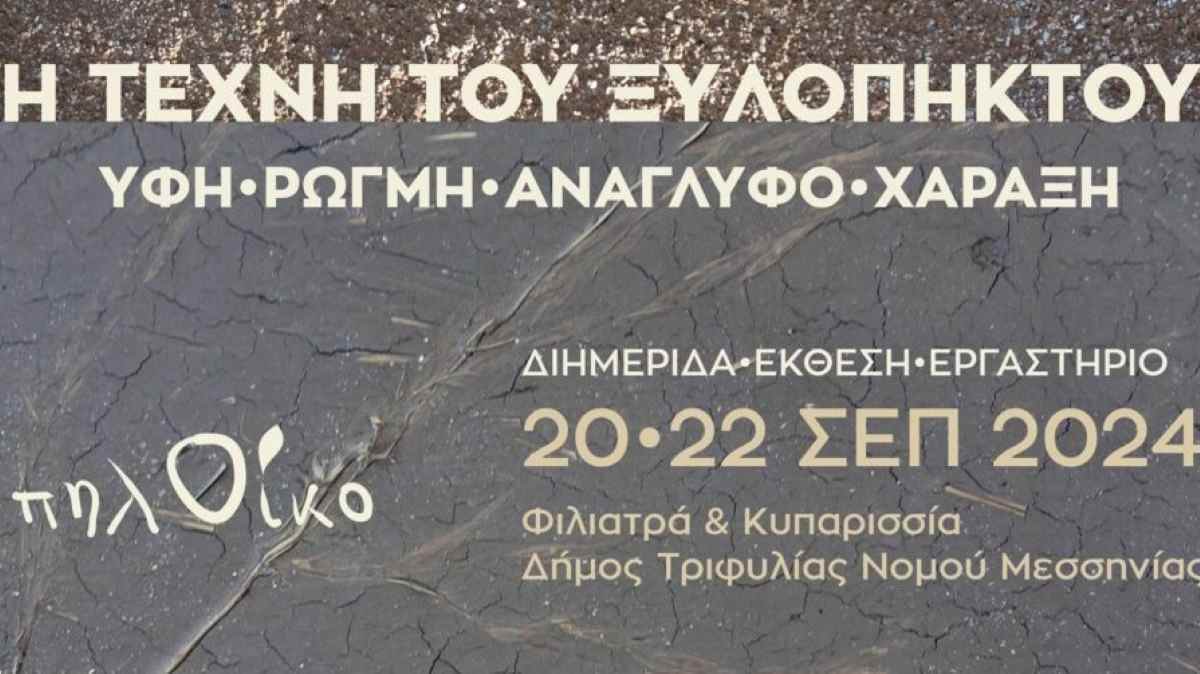 Μεσσηνία: “Η τέχνη του ξυλόπηκτου” σε Φιλιατρά και Κυπαρισσία