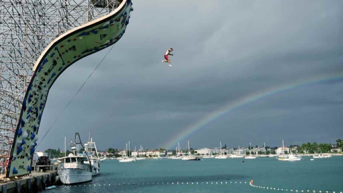 Διαγωνσιμός ακραίας αναρρίχησης Λεωνίδιο