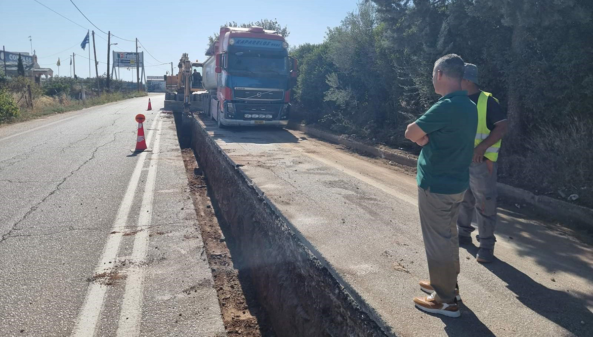 Συνεχίζεται το έργο συντήρησης του Δικτύου Ύδρευσης στον Δήμο Ναυπλιέων με την υποστήριξη της Περιφέρειας Πελοποννήσου