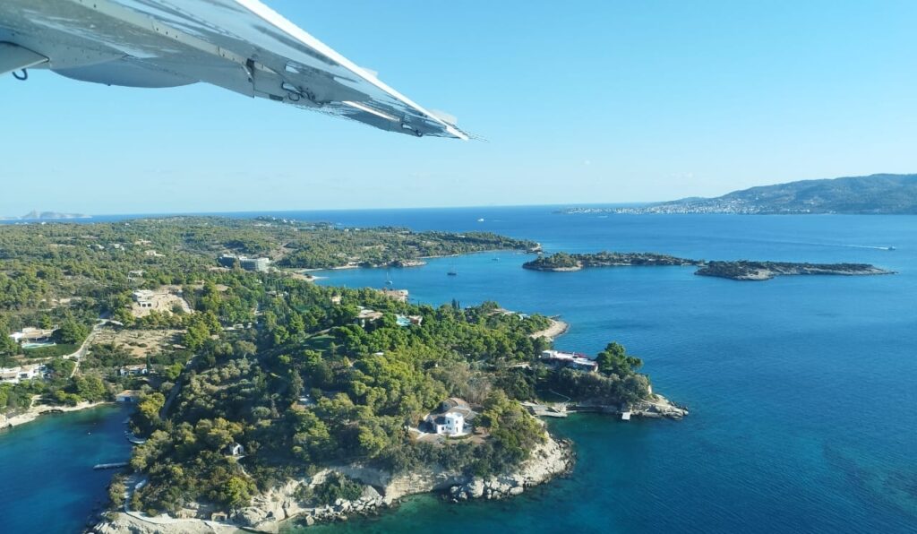 hellenic seaplanes πτήση Ερμιόνη