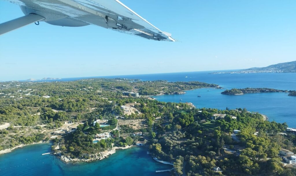 hellenic seaplanes πτήση Ερμιόνη