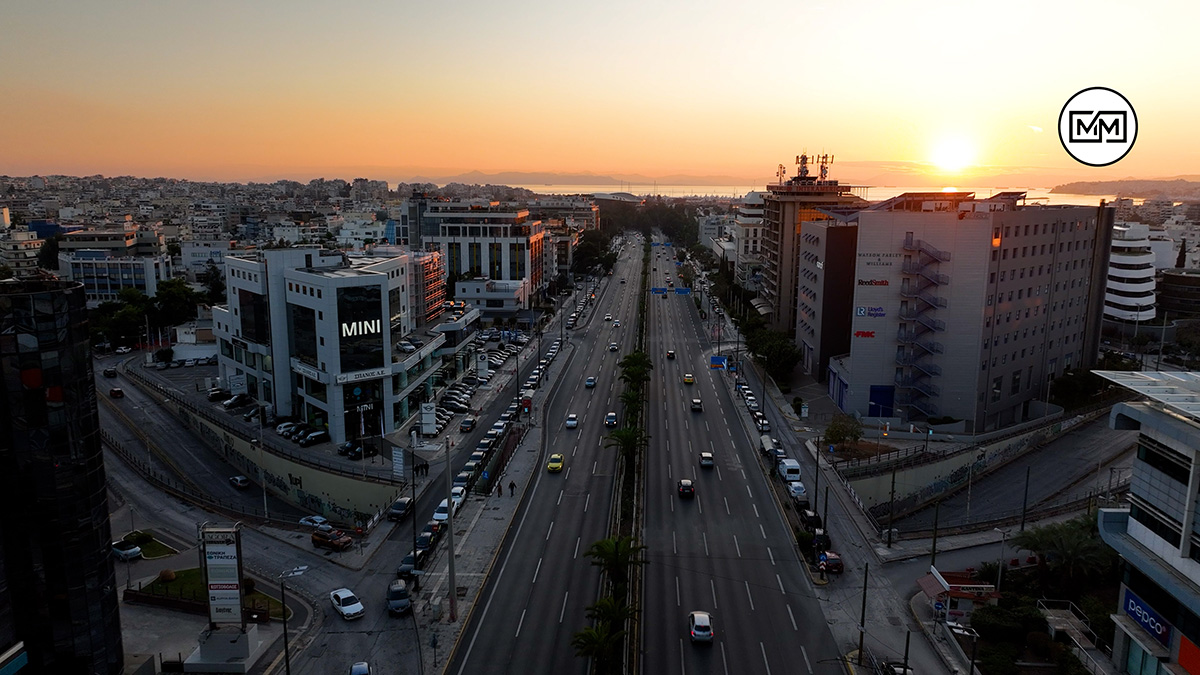 Η μεγαλύτερη απόλυτη ευθεία της Αθήνας με μήκος 4,4 χιλιόμετρα