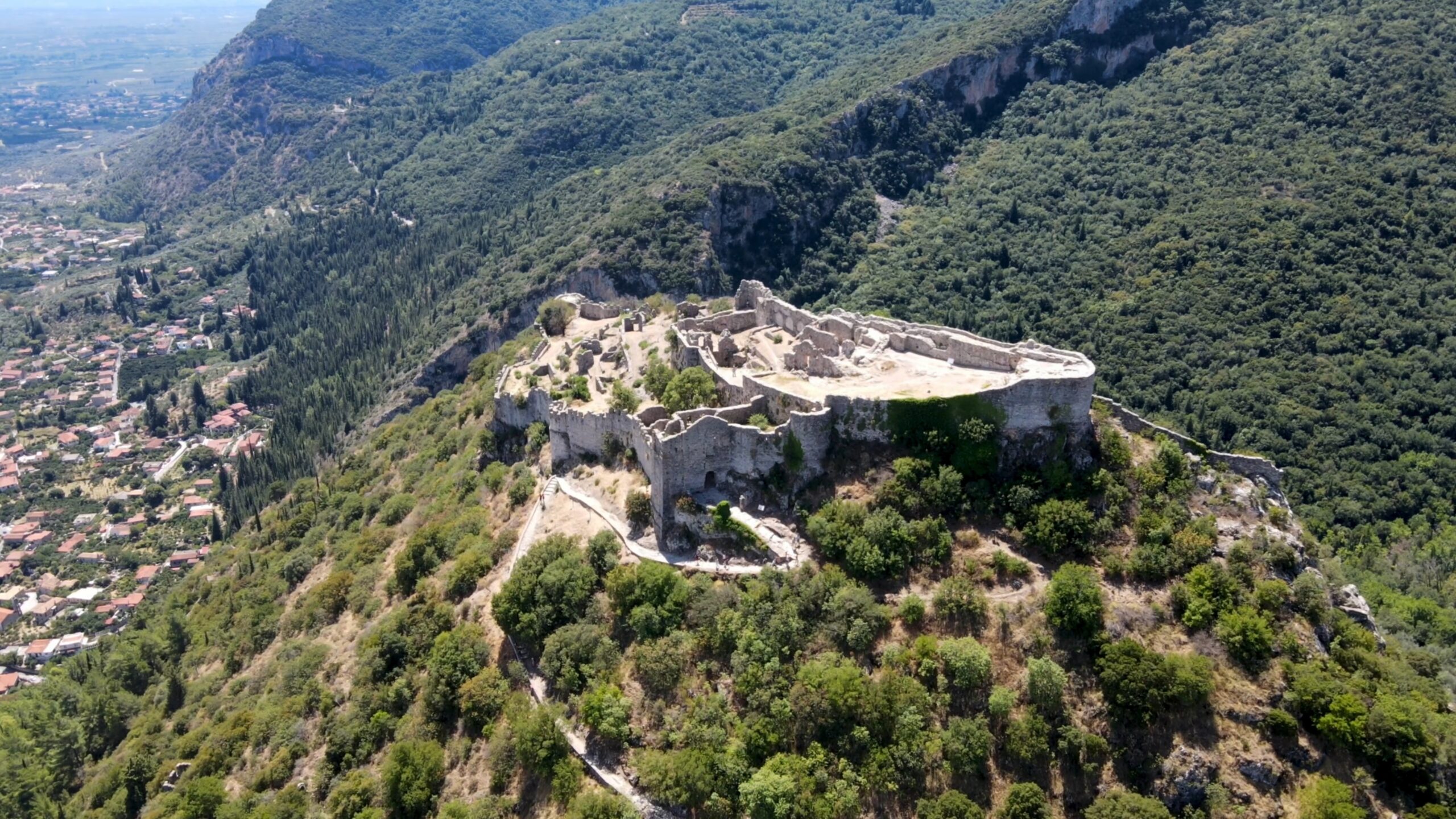 Μυστράς: Το κάστρο – φρουρός της Κοιλάδας του Ευρώτα (Βίντεο)