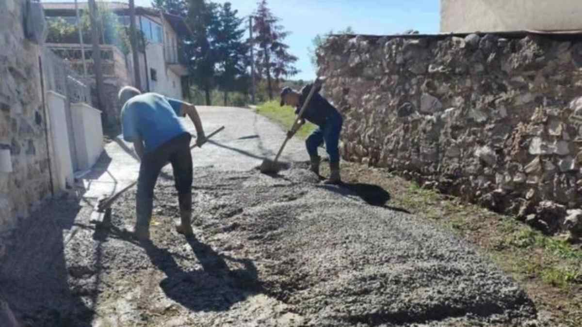 Τρίπολη: Ολοκληρώθηκαν τσιμεντοστρώσεις στη Δημοτική Ενότητα Βαλτετσίου