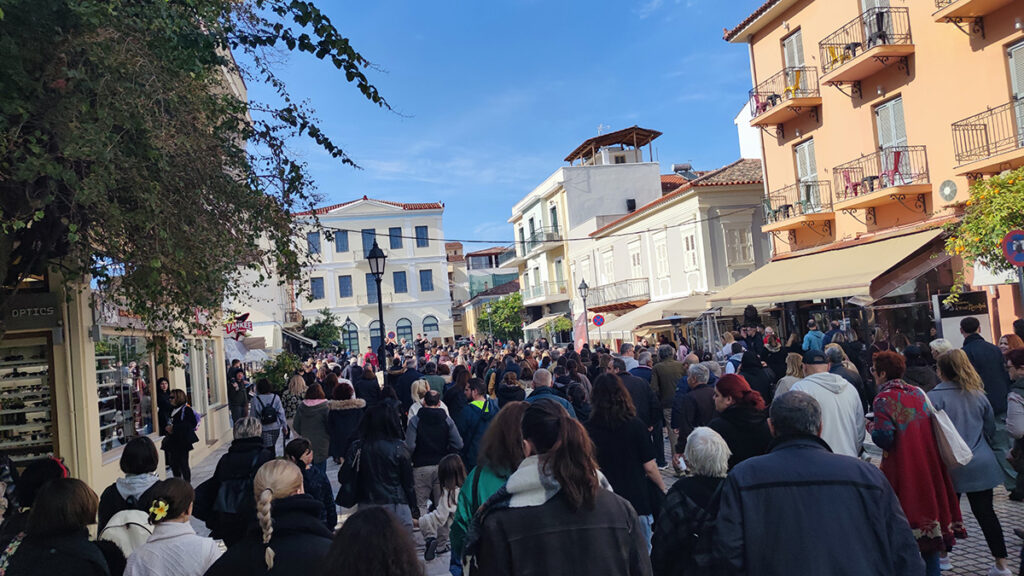 Συγκέντρωση για τα Τέμπη στο Ναύπλιο "Δεν έχω Οξυγόνο"