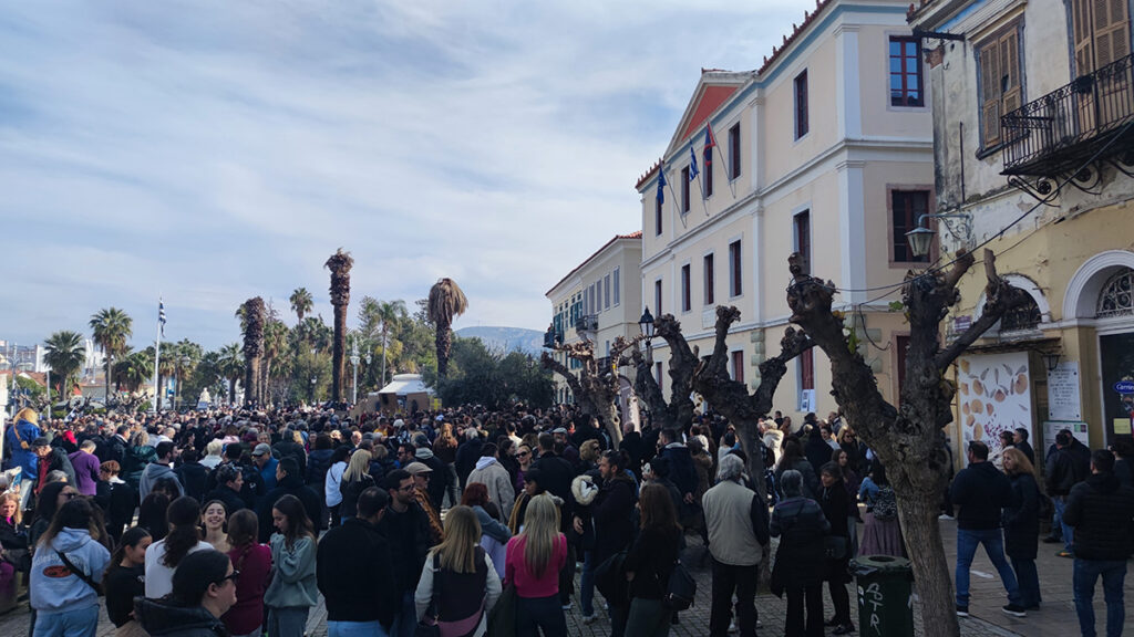 Συγκέντρωση για τα Τέμπη στο Ναύπλιο "Δεν έχω Οξυγόνο"