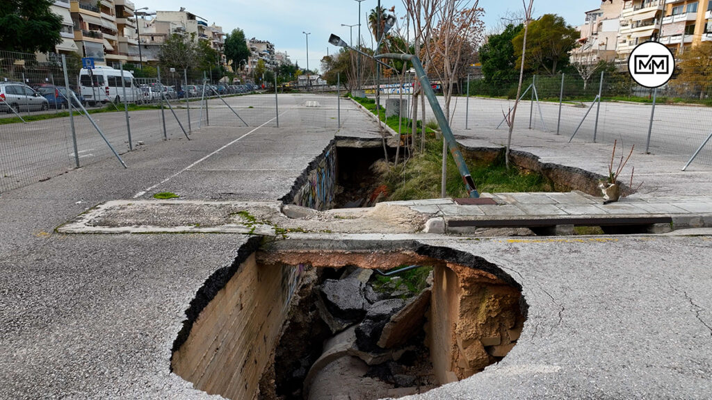 Η μεγαλύτερη τρύπα της Αθήνας