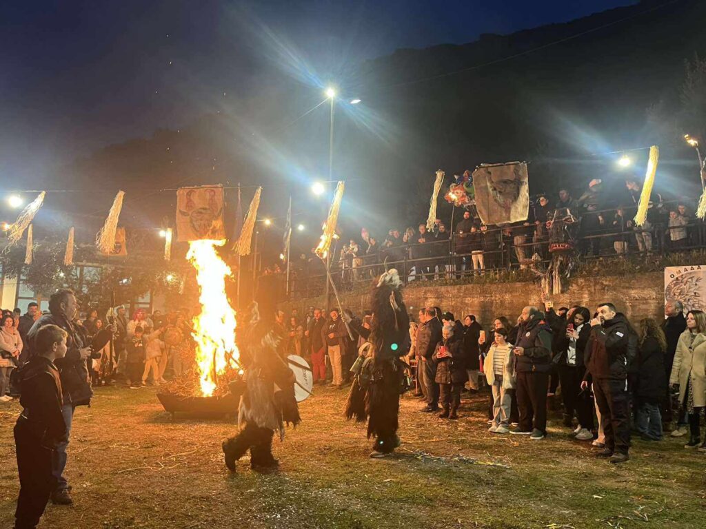 αναβίωση του δρώμενου με τους Λυκοκάντζαρους στα Περιβολάκια