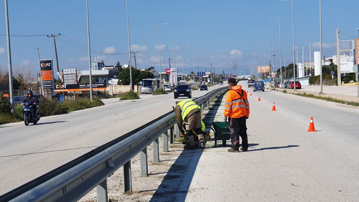 Παρεμβάσεις για την καθαριότητα και την αισθητική αναβάθμιση του Ισθμού